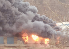 V Chrastavě na Liberecku byl vyhlášen zvláštní stupeň požárního poplachu