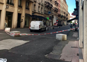 Exploze v Lyonu ve Francii