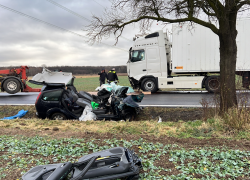 Smrtelná dopravní nehoda u obce Pňov