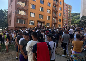 Někteří rómové z včerejší demonstrace v Krupce budou trestně stíhání
