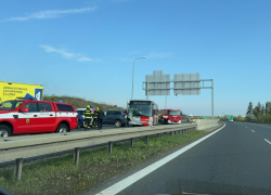 Hromadná nehoda na D6