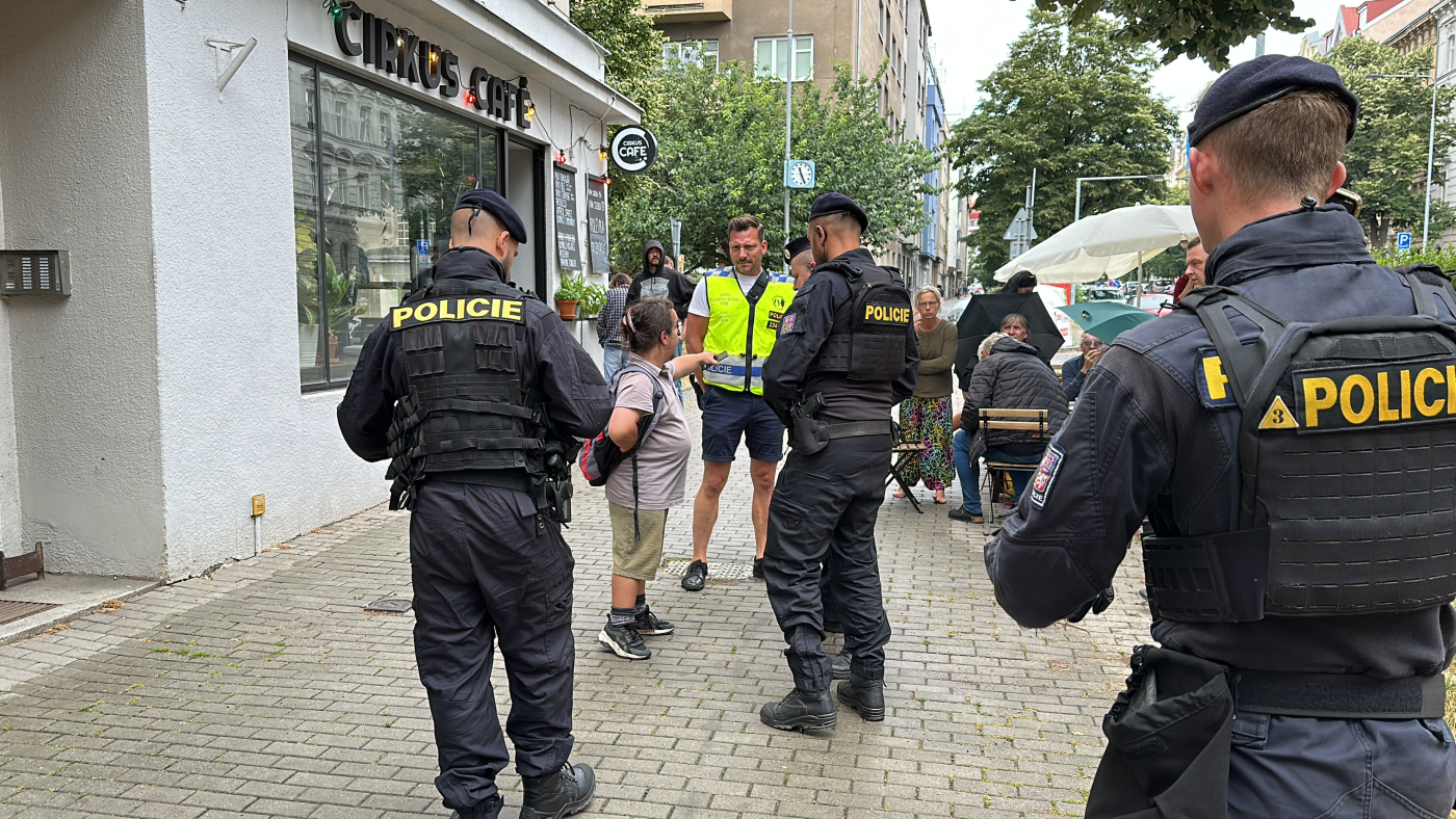 Zajištěný muž podezřelý z přestupku