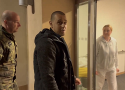 Jan Darmovzal při nástupu do UVN